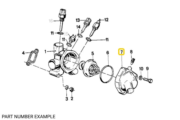 Thermostat Housing Cover – 11531265059