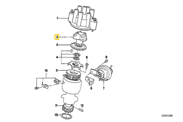 Rotor Button M20 Jetronic – 12111707263