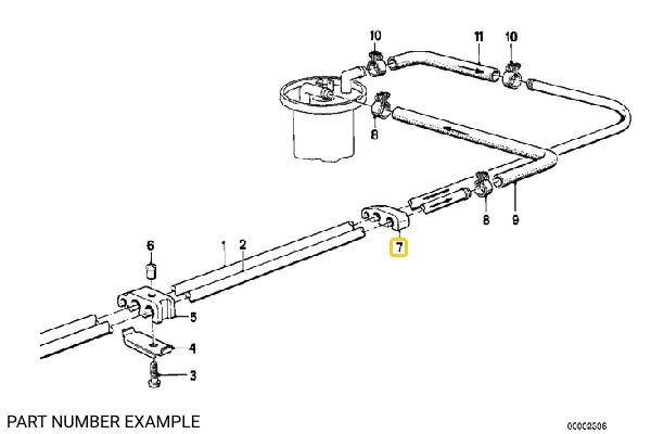 Fuel Line Bracket – 16121176766