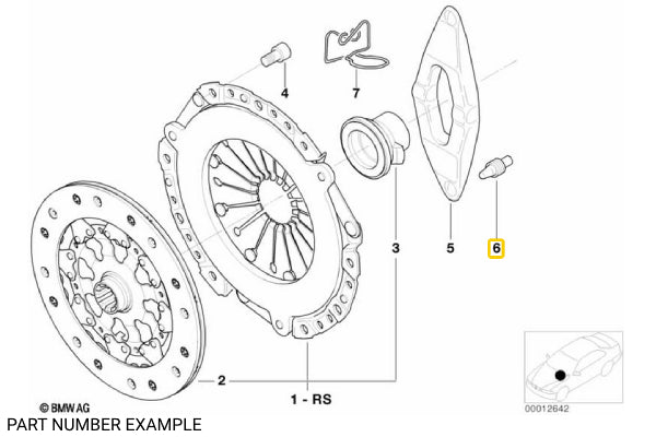 Clutch Fork Pivot Pin - 21511223328