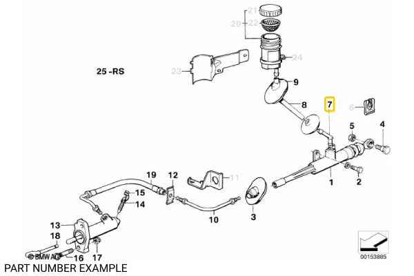 Clutch Hose Connector - 21521151697