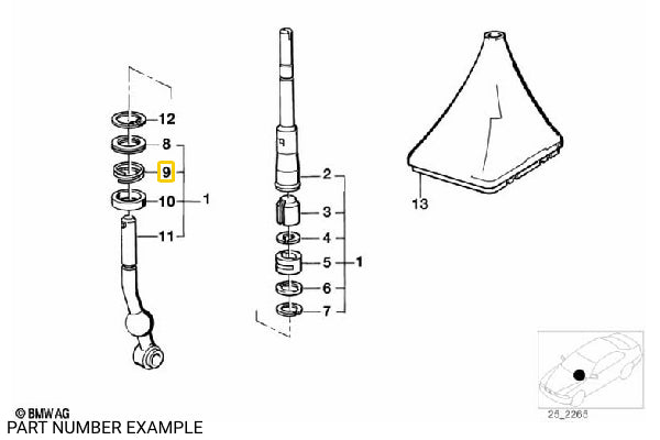 Shifter Compression Spring - 23411200845