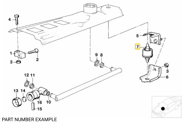 Buffer Stop for Shifter Carrier - 25111204422