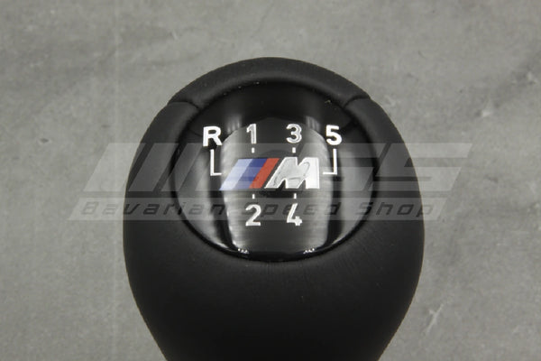 Genuine 5 Speed Leather M-Tech Shifter Knob - 25117896031