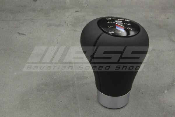 Genuine 6 Speed Leather M-Tech Shifter Knob - 25117896886