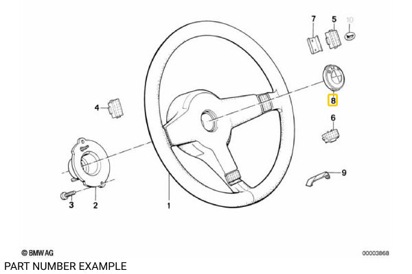Steering Wheel Emblem -  32331117279