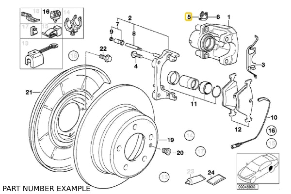 Brake Caliper Bleeder Valve - 34111153197
