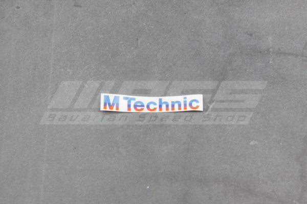 M-Technic Sticker / Label – 51111919154