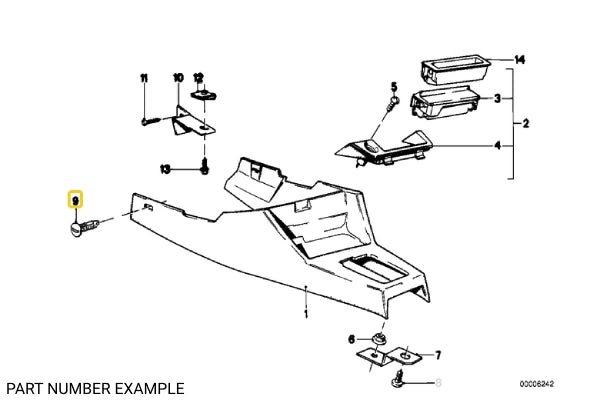 Interior Lock Clip – 51161932255