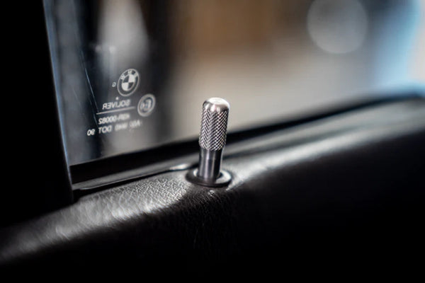 BMW Knurled Billet Door Lock Knob - E30, E36, E28, E34, E31, E23, E32 - 51211852140