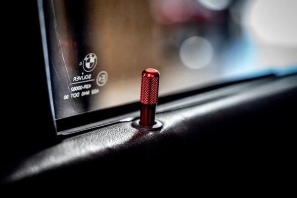 BMW Knurled Billet Door Lock Knob - E30, E36, E28, E34, E31, E23, E32 - 51211852140