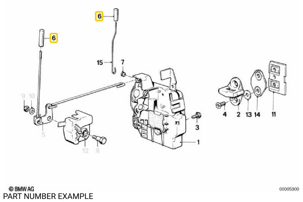 Lock Button Black - 51211852140