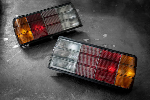 BMW E30 Late Model Clear MHW Style Tail Lights