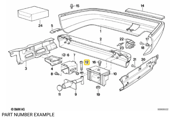Genuine BMW Fillister Head Screw (M12x100) - 07119920070