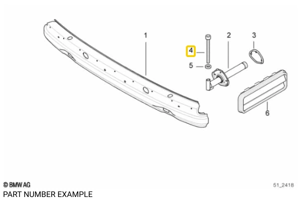 Genuine BMW Fillister Head Screw (M12x100) - 07119920070