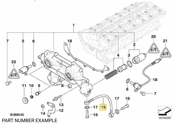 Vanos Oil Line Hose – 11361705532