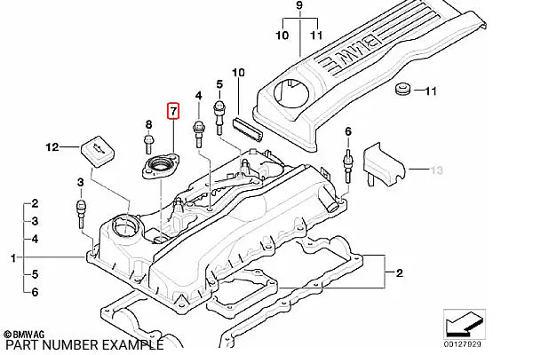Camshaft Position Sensor Flange - 11377502022