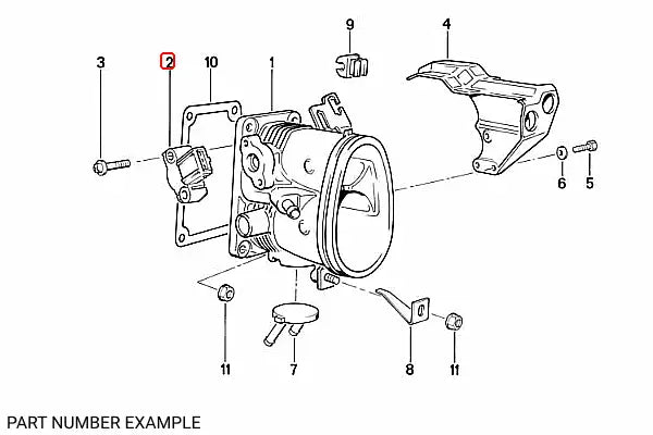 Throttle Position Sensor - 13631721456 / 13631726591