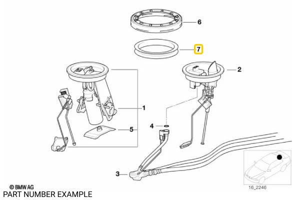 Fuel Sender Seal – 16111179637