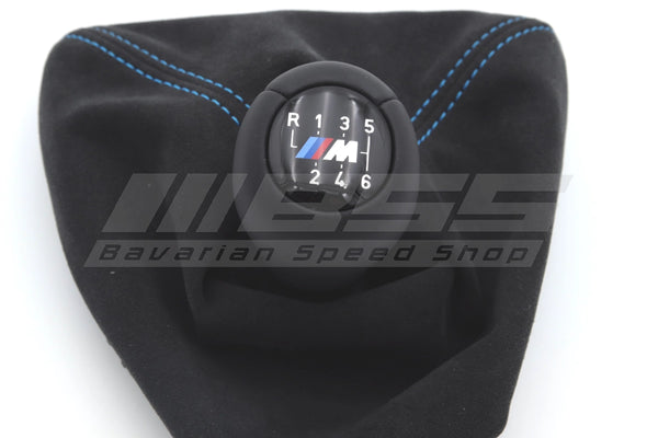 Genuine BMW Shifter Knob with Alcantara Boot for RHD - 25117854546