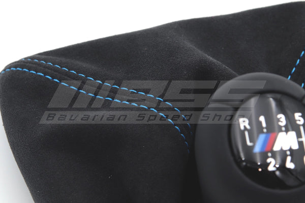 Genuine BMW Shifter Knob with Alcantara Boot for RHD - 25117854546