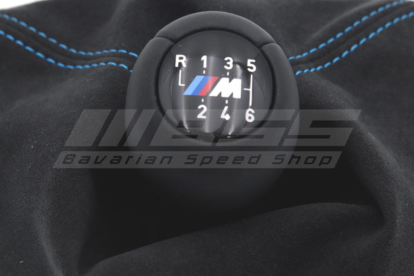 Genuine BMW Shifter Knob with Alcantara Boot for RHD - 25117854546