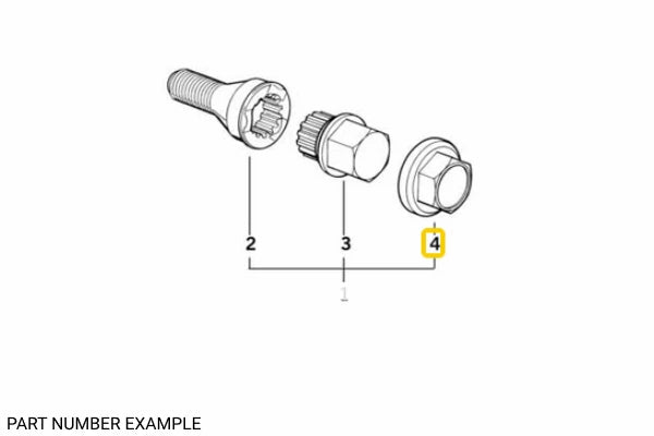 Wheel Nut Lock Covers - 36131180374