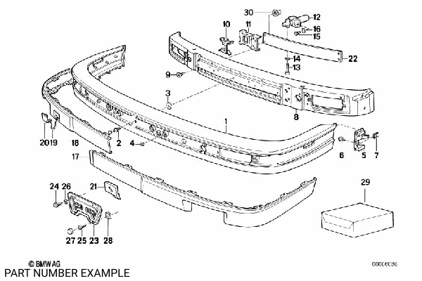 Genuine BMW Holding Strap - 51111973721