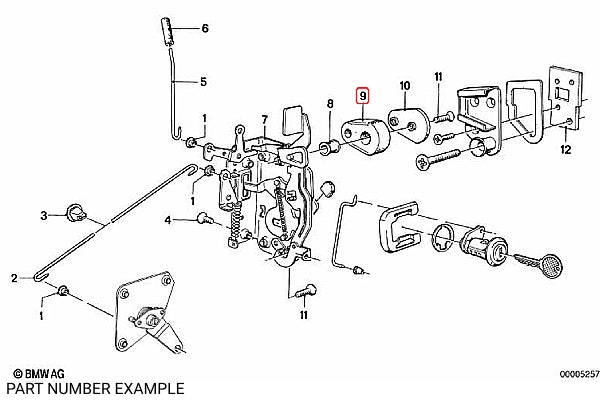 Genuine BMW Trim Bump Stop – 51211823487