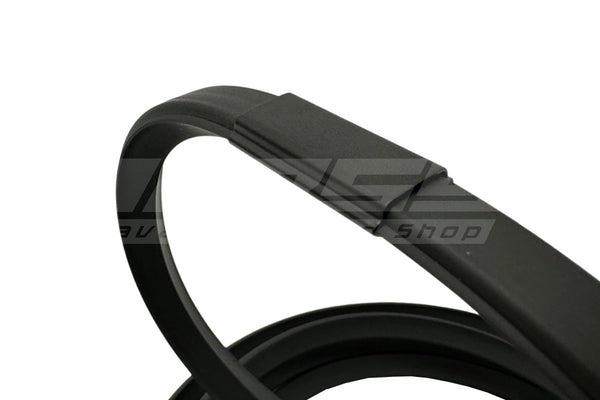 Front Windshield Moulding Set - Black / Early Model