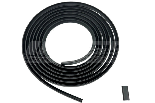 Front Windshield Moulding Set - Black / Late Model