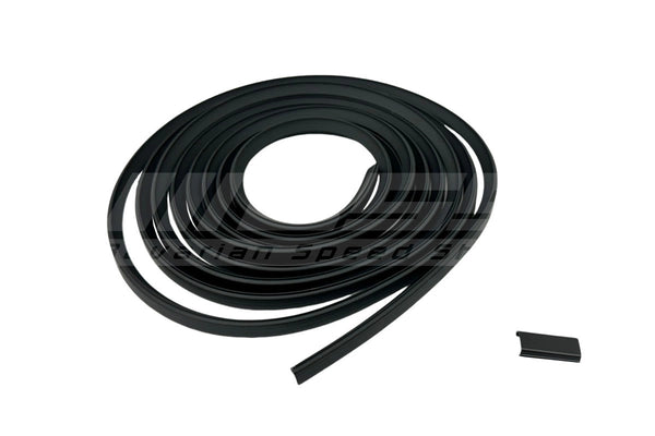 Front Windshield Moulding Set - Black / Early Model