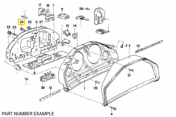 Instrument Panel Bulb (12W) - 62111368299