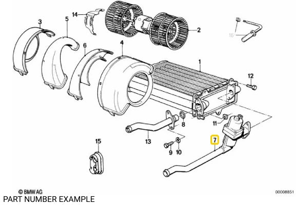 Genuine Heater Water Valve – 64111386706