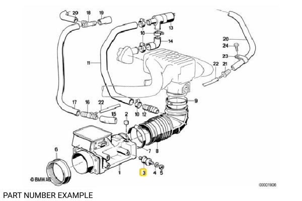 Genuine BMW AFM Rubber Mounting - 13711272495