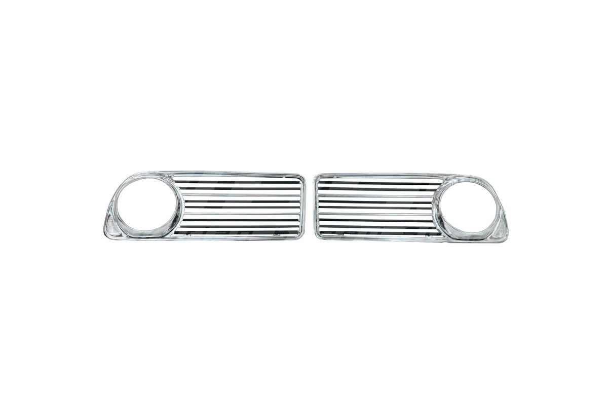 BMW 1502–2002 Early Aluminium Side Grille Set (Up to 1973) - 51131808473 / 51131808474