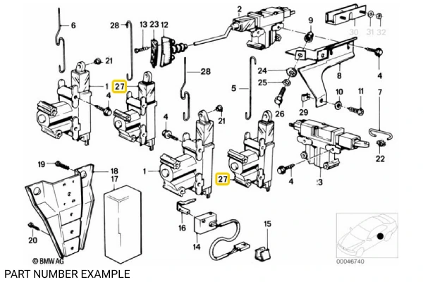 Rear Door Lock Actuator – 51261373184  