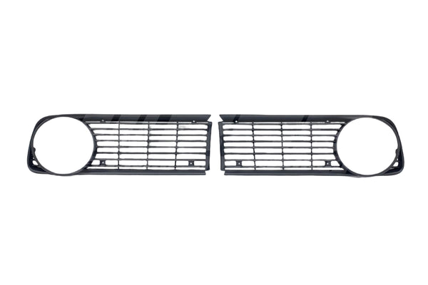 BMW 1502–2002 Black Plastic Front Side Grille Set (1973-On) - 51131826594 / 51131826593