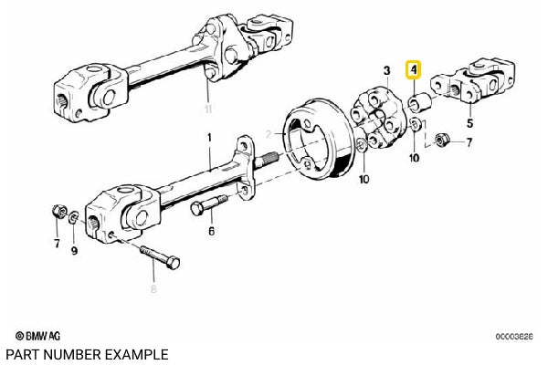Genuine BMW Steering Column Bush - 32311114508