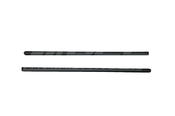 BMW E30 Cabrio Lower Moulding Set – All Black (Profile B)