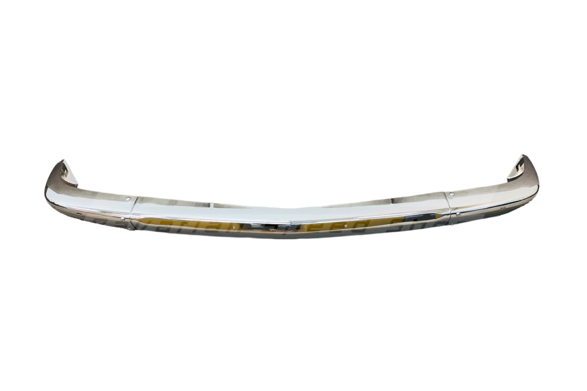 BMW 1502–2002 Late Chrome Front Bumper Set - 51115670000 / 51111815795 / 51111815796