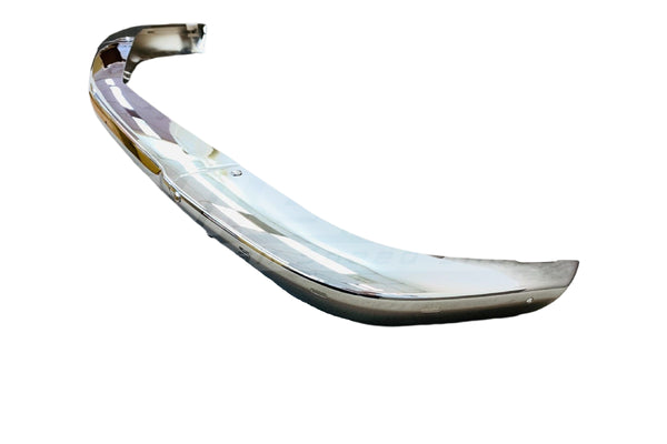 BMW 1502–2002 Late Chrome Front Bumper Set - 51115670000 / 51111815795 / 51111815796