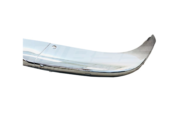 BMW 1502–2002 Late Chrome Front Bumper Set - 51115670000 / 51111815795 / 51111815796