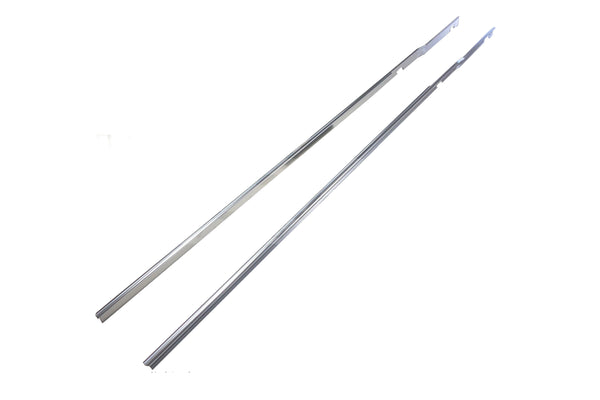 BMW 1502–2002 Chrome Front Door Inner Trim Set - 51216440181 / 51216440182