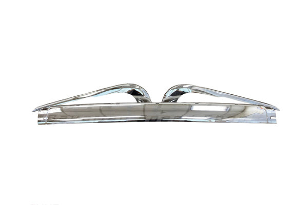 BMW 1502–2002 Late Chrome Rear Bumper Set - 51121815656 / 51121814703 / 51121814704