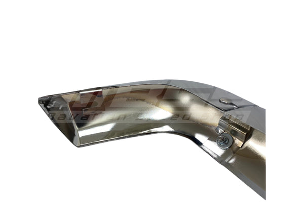 BMW 1502–2002 Early Chrome Rear Bumper Set - 51121801250 / 51125470052 / 51125470053