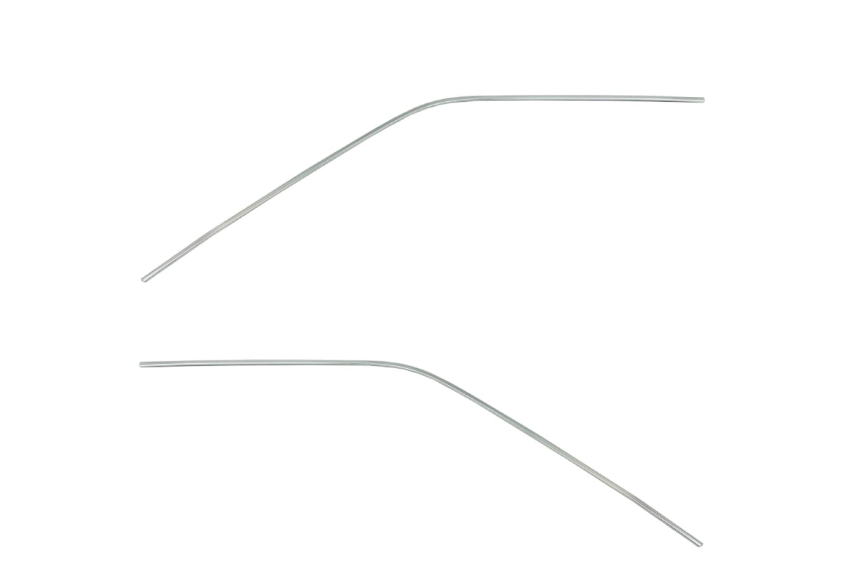 BMW E24 Front Window Chrome Trim Set - 51131839946 / 51131839945