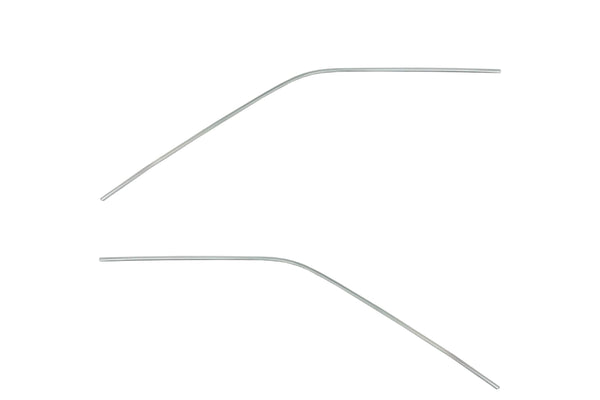BMW E24 Front Window Chrome Trim Set - 51131839946 / 51131839945