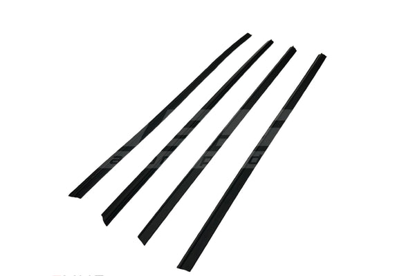 BMW E30 Coupe Late Window Weather Strip Set - 51211913055 / 51211913056 / 51211953023 / 51211953024