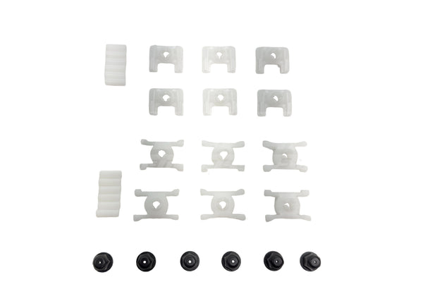 BMW E30 Coupe Late Lower Moulding Set – All Black (Profile B)